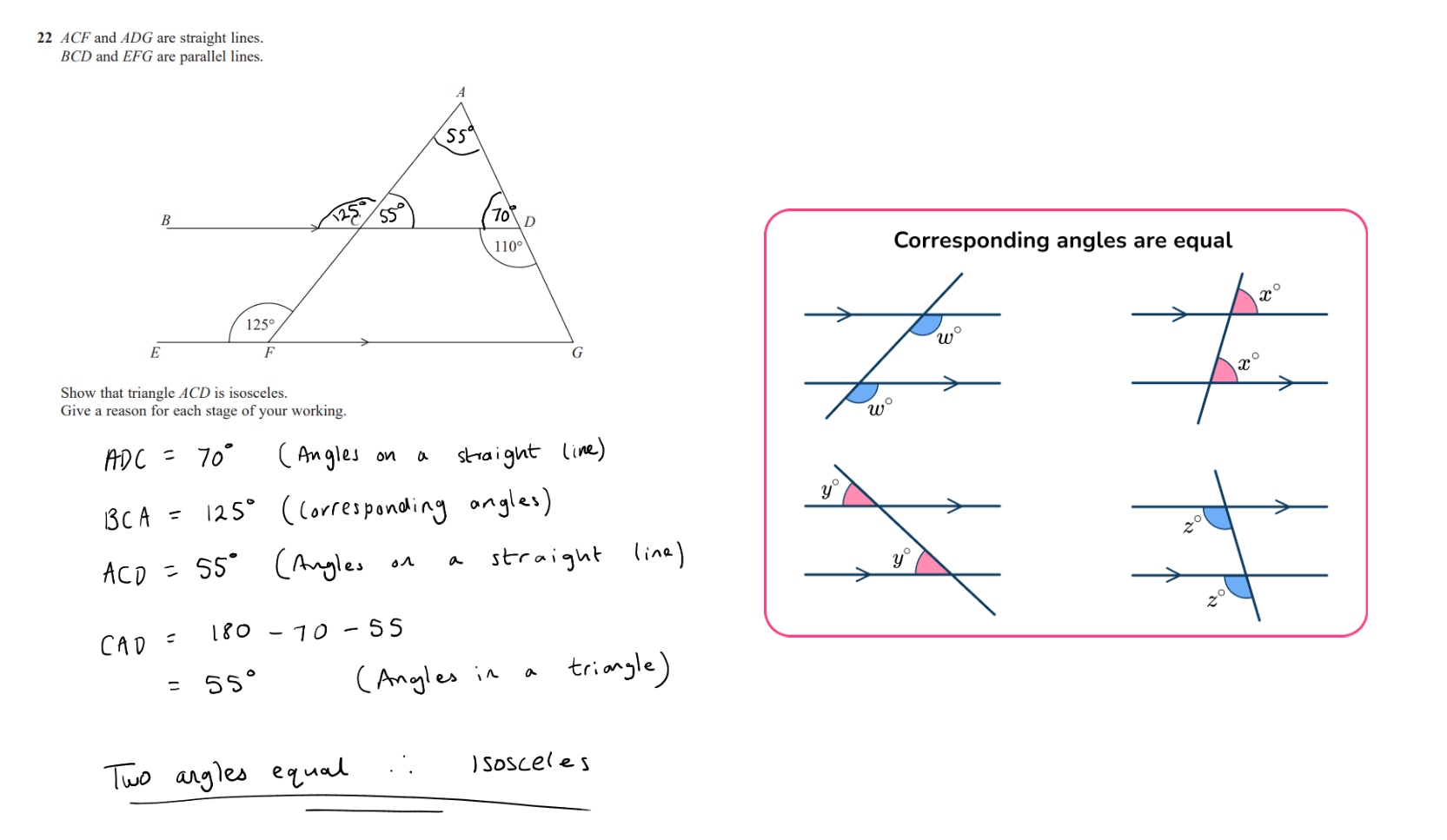 Online Lesson Screenshot